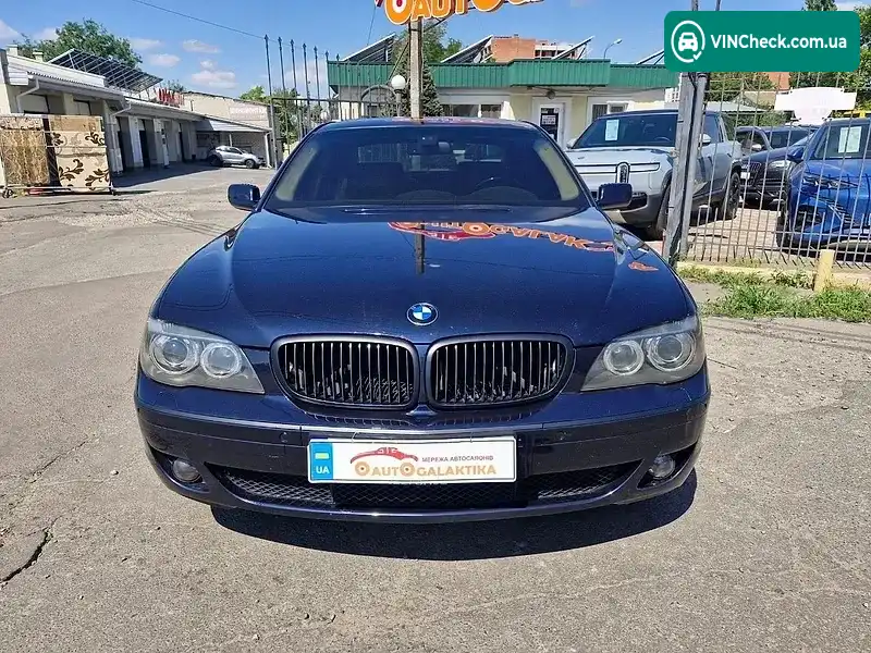 BMW 7 Series 2006, фото з оголошення 2 з 20, VIN WBAHM61040DH92459