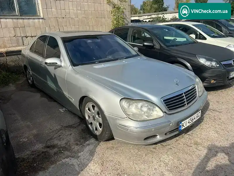Mercedes-Benz S-Class 2000, фото з оголошення 1 з 3, VIN WDB2200751A078819