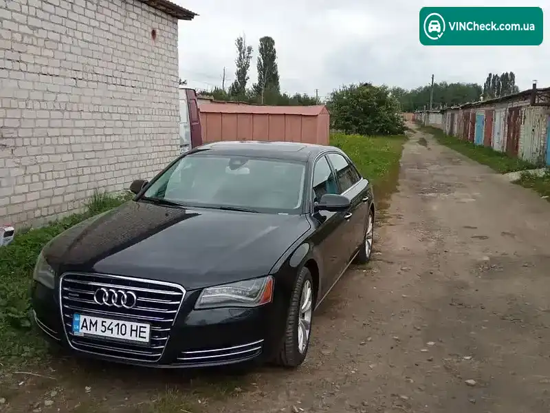 Audi A8 2013, фото з оголошення 1 з 7, VIN WAURGAFD6DN005664