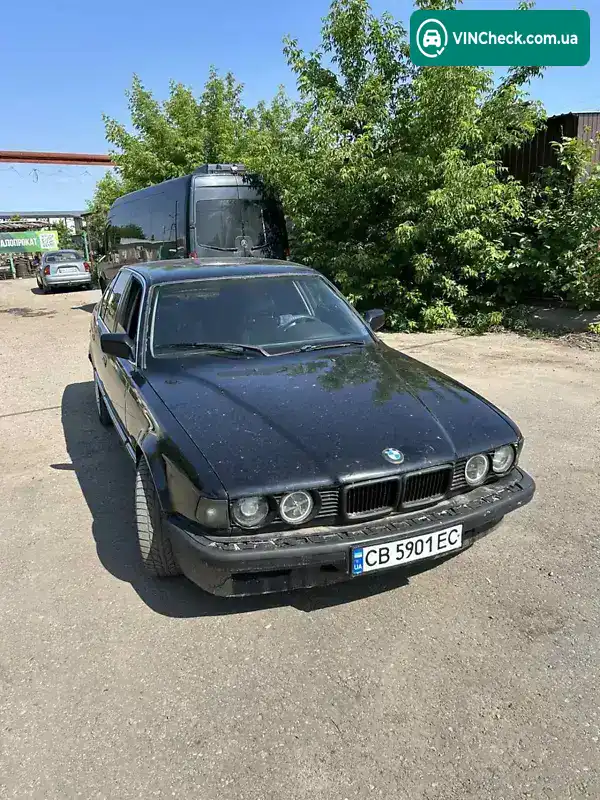 BMW 7 Series 1988, фото з оголошення 2 з 7, VIN WBAGB410003152886