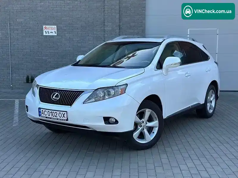 Lexus RX 2012, фото з оголошення 1 з 12, VIN 2T2ZK1BA8CC081560