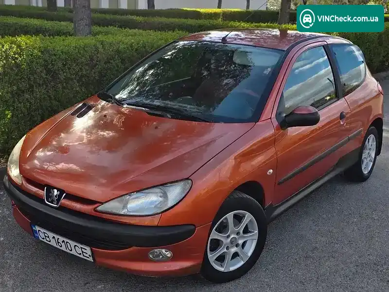 Peugeot 206 2001, фото з оголошення 1 з 13, VIN VF32CKFWR41834745