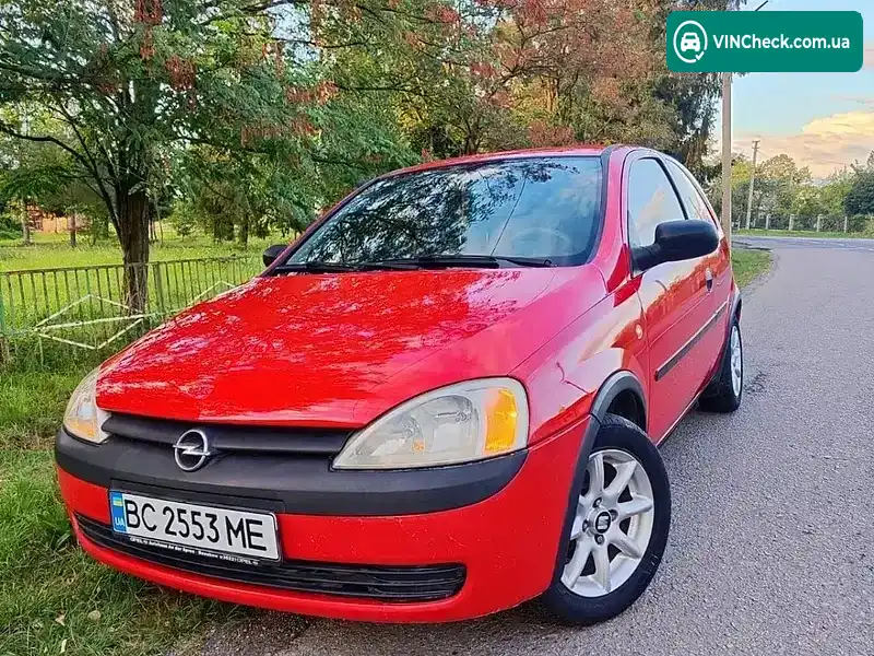 Opel Corsa 2001, фото з оголошення 1 з 20, VIN W0L0XCF0814229881
