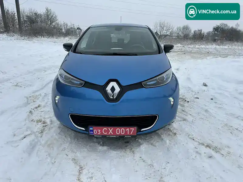 Renault Zoe 2016, фото з оголошення 1 з 20, VIN VF1ACVYB055085423