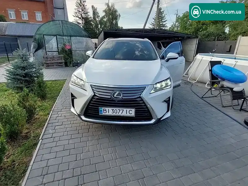 Lexus RX 2017, фото з оголошення 1 з 20, VIN 2T2BZMCA7HC079349