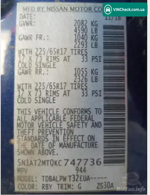 Nissan Rogue 2018, фото з оголошення 2 з 15, VIN 5N1AT2MT0KC747736