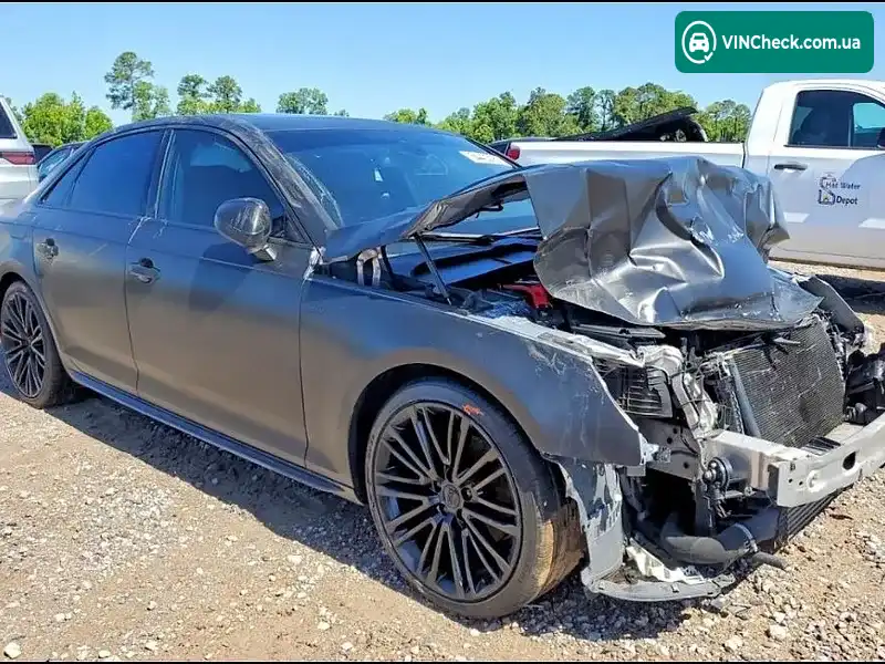 Audi A4 2018, фото з оголошення 2 з 9, VIN WAULMAF4XJA233085