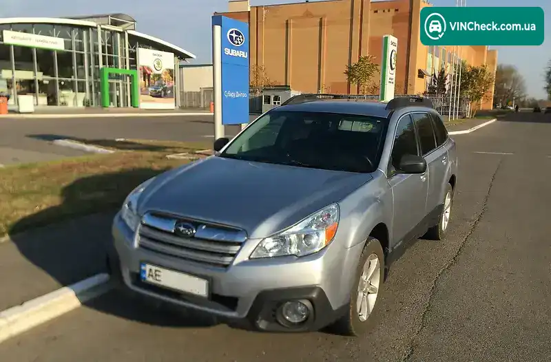 Subaru Outback 2014, фото з оголошення 2 з 6, VIN 4S4BRBAC1E3308654