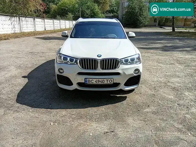 BMW X3 2014, фото з оголошення 2 з 20, VIN 5UXWX9C58F0D47619
