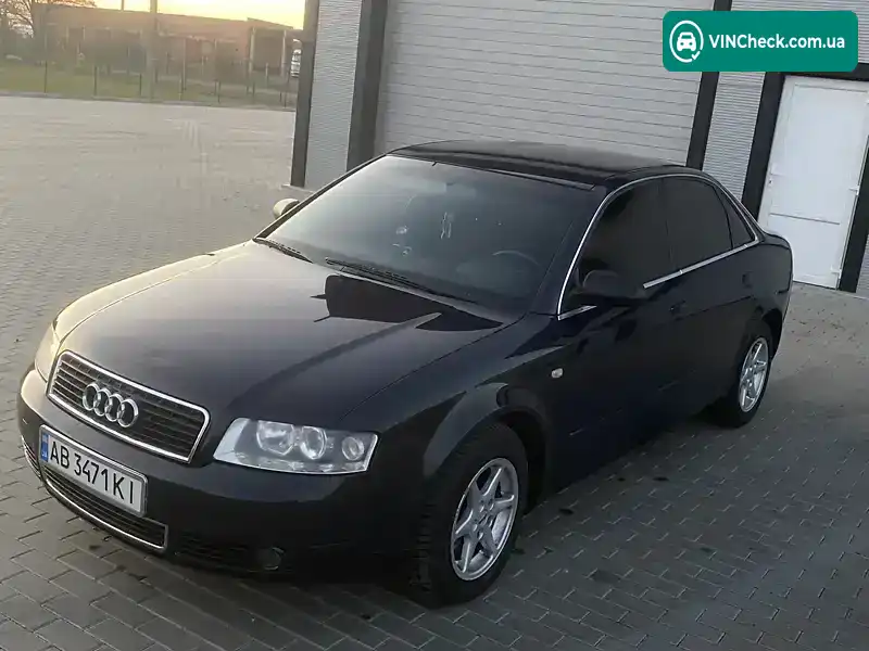 Audi A4 2002, фото з оголошення 1 з 8, VIN WAUZZZ8E92A280464