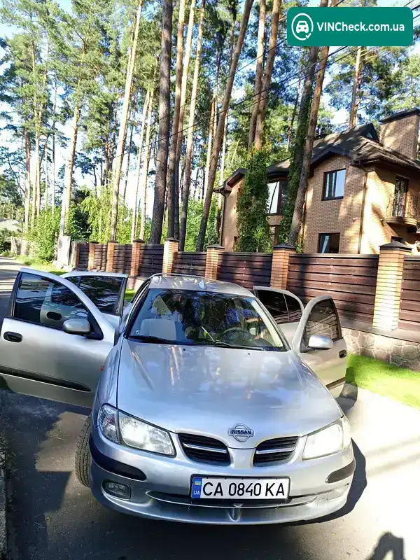 Nissan Almera 2002, фото з оголошення 1 з 11, VIN SJNFBAN16U0316458