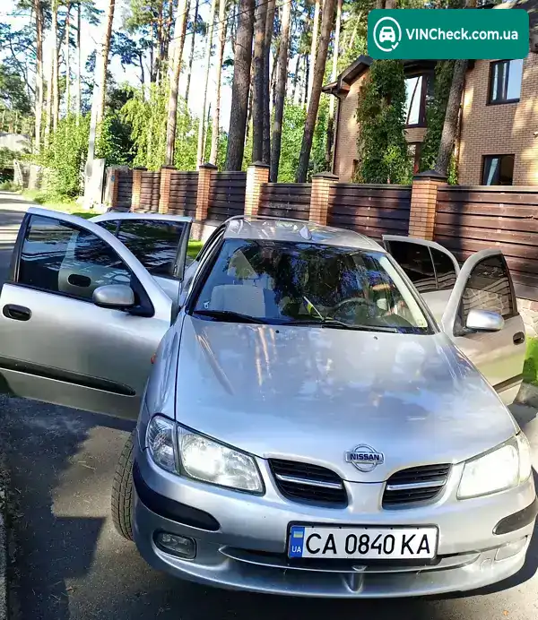 Nissan Almera 2002, фото з оголошення 2 з 11, VIN SJNFBAN16U0316458
