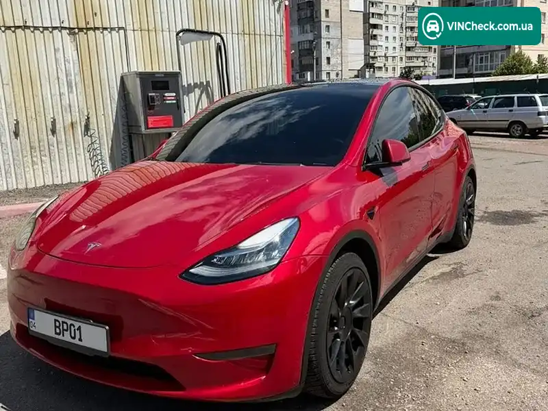 Tesla Model Y 2022, фото з оголошення 2 з 8, VIN 7SAYGDEE6NF386817