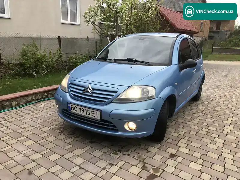 Citroen C3 2002, фото з оголошення 1 з 10, VIN VF7FCNFUC26089040