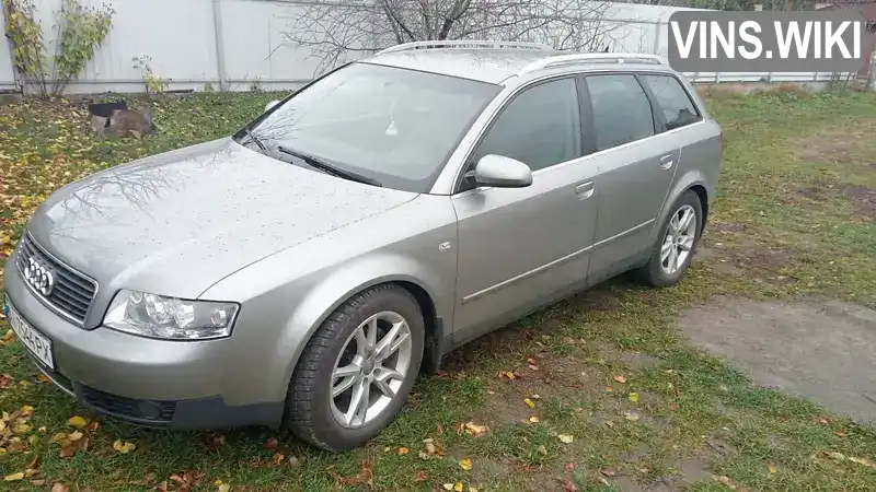 Audi A4 2003, фото з оголошення 2 з 10, VIN WAUZZZ8E03A373181