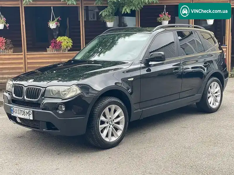 BMW X3 2008, фото з оголошення 1 з 10, VIN WBAPE11000WJ47840