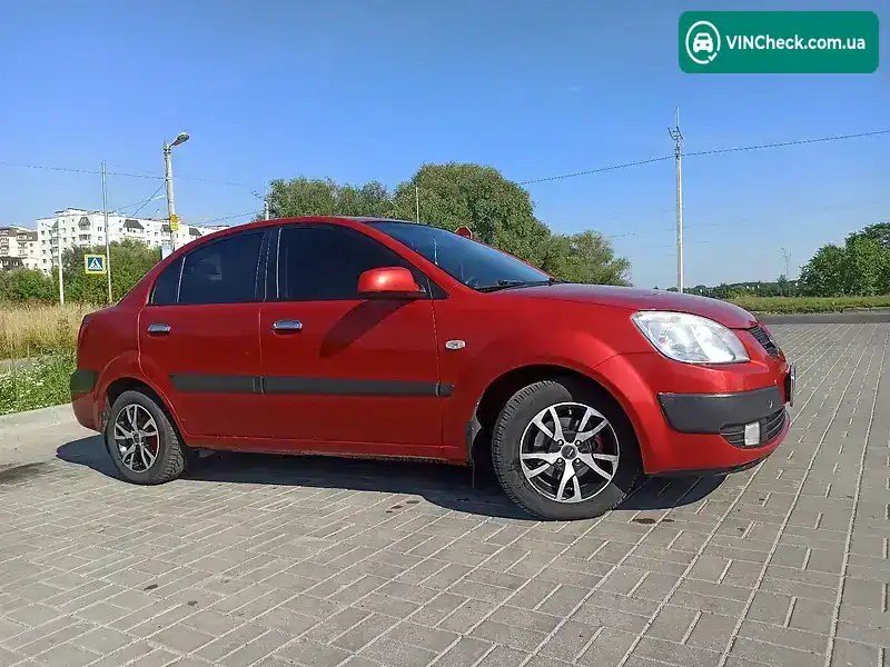 Kia Rio 2008, фото з оголошення, VIN KNEDE224286395601