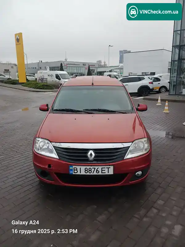 Renault Logan 2009, фото з оголошення 1 з 9, VIN VF1KSRAB541968972