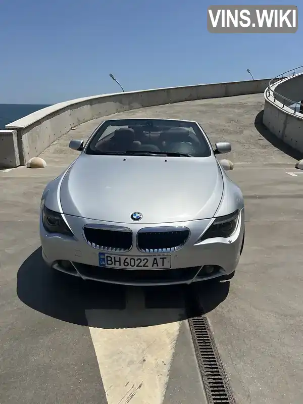 BMW 6 Series 2006, фото з оголошення 2 з 11, VIN WBAEK31080B783585
