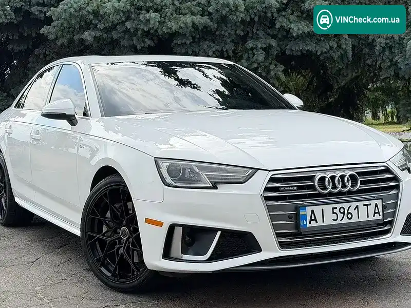 Audi A4 2019, фото з оголошення 2 з 20, VIN WAUDNAF45KN019164