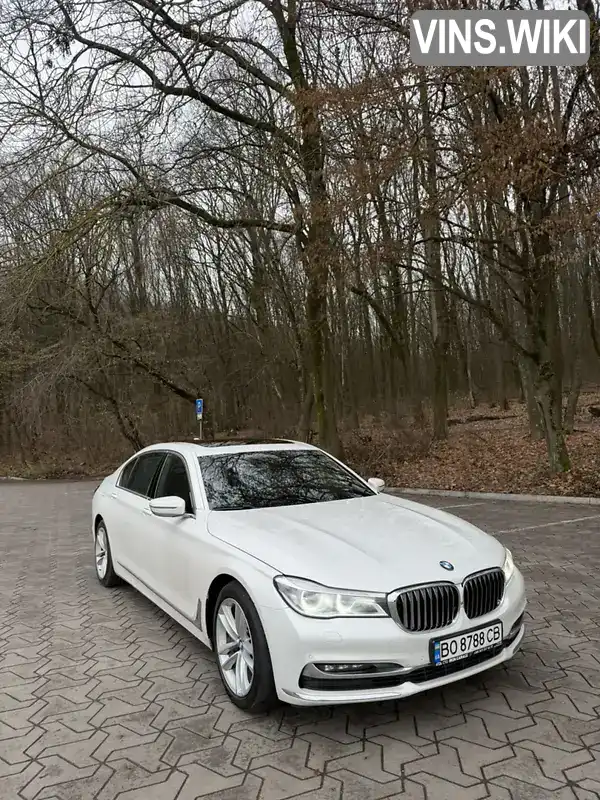 BMW 7 Series 2016, фото з оголошення 1 з 21, VIN WBA7G81060G640029