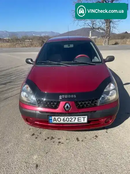 Renault Symbol 2003, фото з оголошення 1 з 16, VIN VF1LB03C527876348