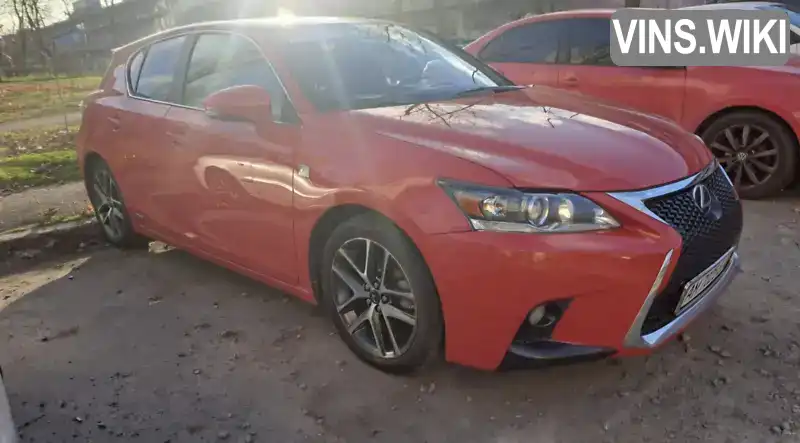 Lexus CT 2016, фото з оголошення 1 з 5, VIN JTHKD5BH2G2272141