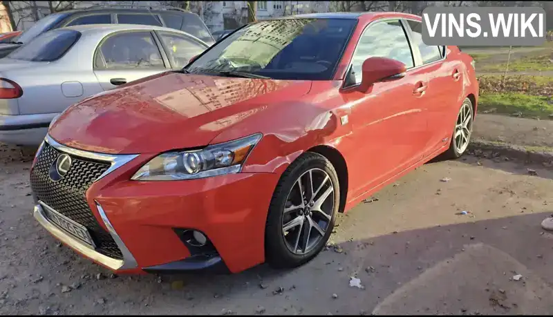 Lexus CT 2016, фото з оголошення 2 з 5, VIN JTHKD5BH2G2272141