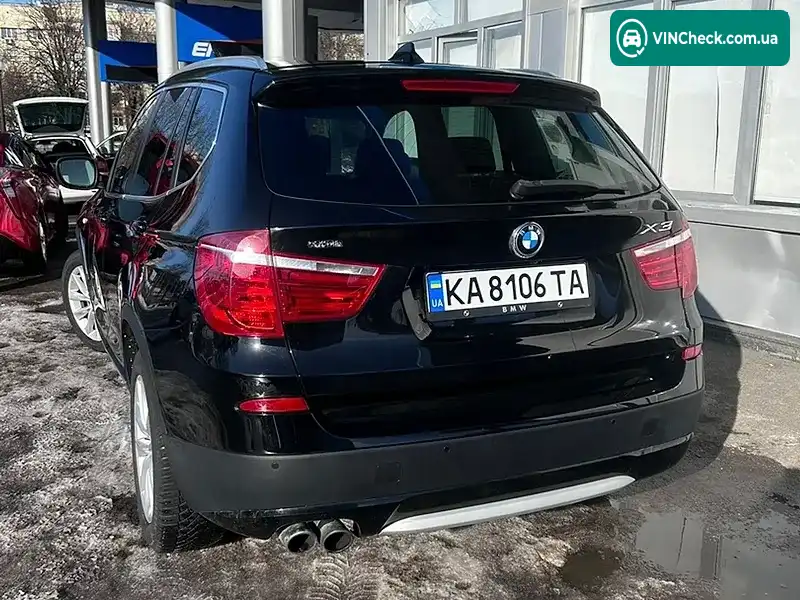 BMW X3 2013, фото з оголошення 2 з 5, VIN 5UXWX9C51E0D22950