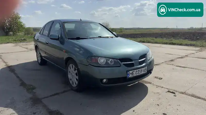 Nissan Almera 2002, фото з оголошення 1 з 10, VIN SJNBAAN16U0371228