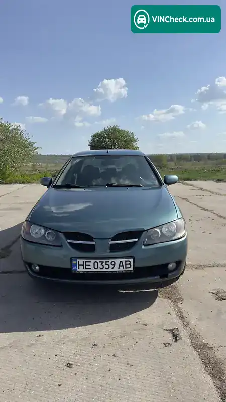 Nissan Almera 2002, фото з оголошення 2 з 10, VIN SJNBAAN16U0371228