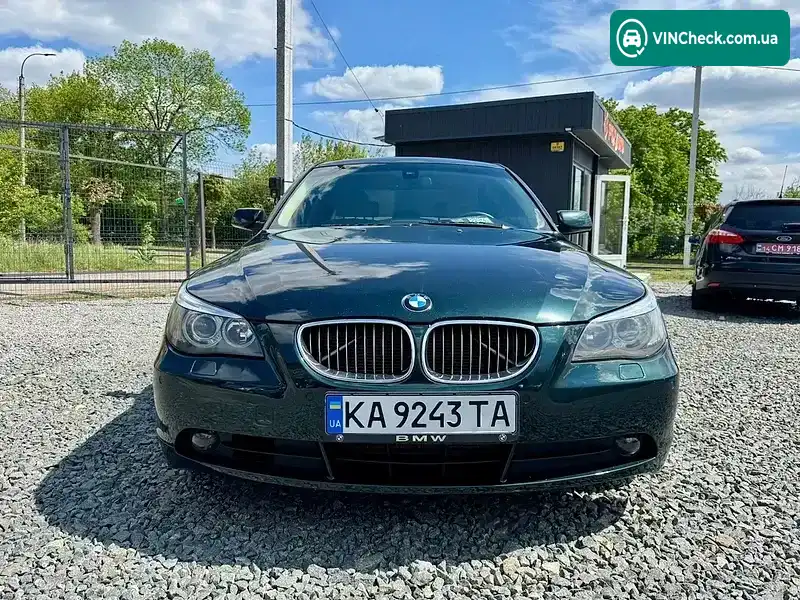 BMW 5 Series 2006, фото з оголошення 2 з 20, VIN WBANE31030B953505
