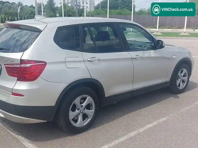 BMW X3 2011, фото з оголошення 2 з 14, VIN 5UXWX5C59BL715076