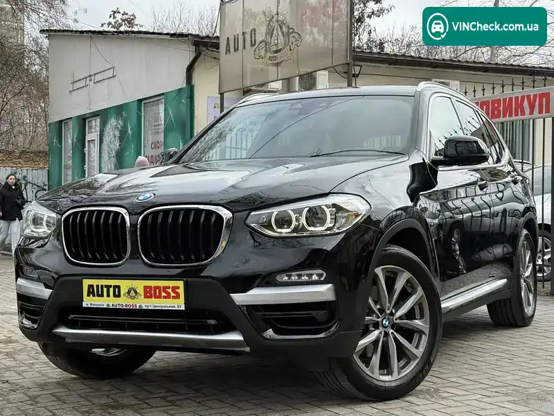 BMW X3 2018, фото з оголошення 2 з 20, VIN 5UXTR9C59KLD94311