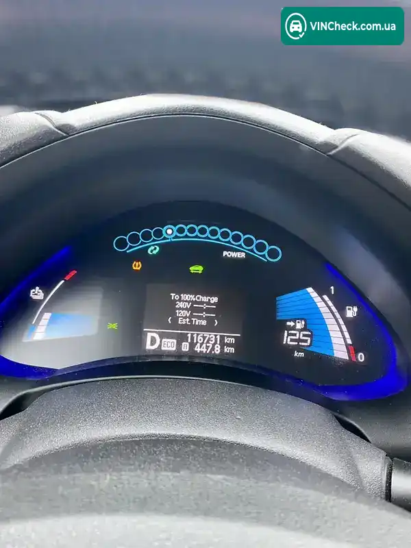 Nissan Leaf 2013, фото з оголошення 1 з 2, VIN 1N4AZ0CP2DC420372
