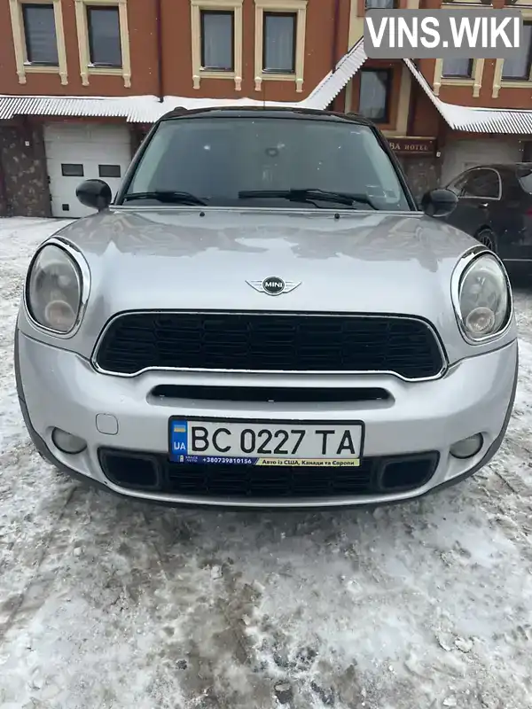 MINI Countryman 2011, фото з оголошення 1 з 19, VIN WMWZC5C59BWL54762