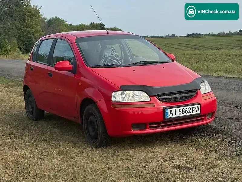 Chevrolet Aveo 2005, фото з оголошення 1 з 8, VIN Y6DSF48YE5B475220