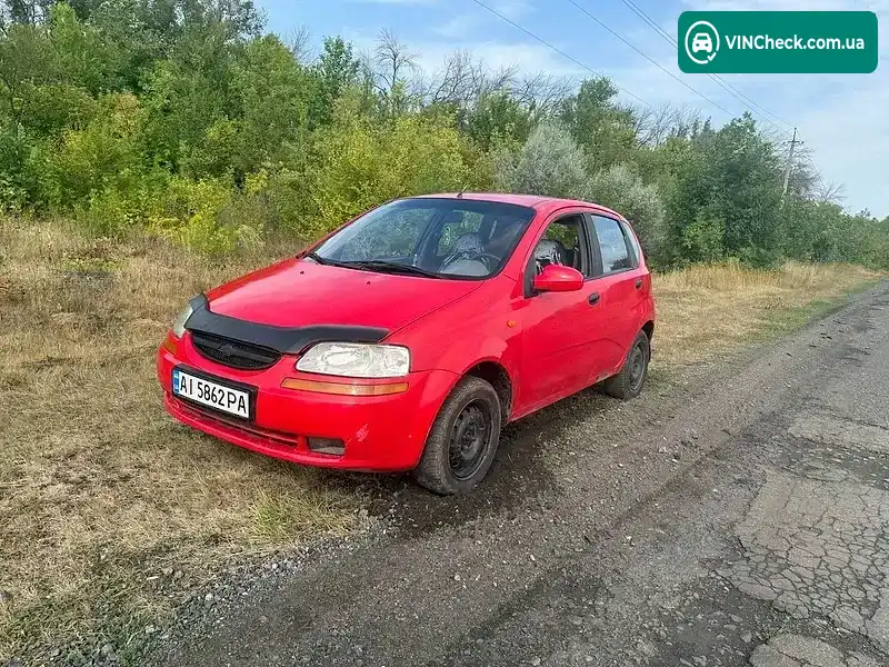 Chevrolet Aveo 2005, фото з оголошення 2 з 8, VIN Y6DSF48YE5B475220