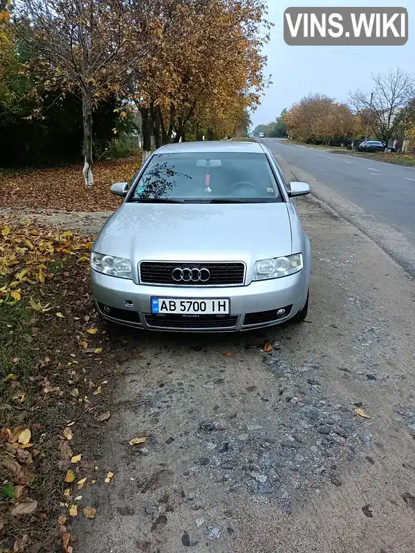 Audi A4 2003, фото з оголошення 1 з 9, VIN WAUZZZ8E54A136932