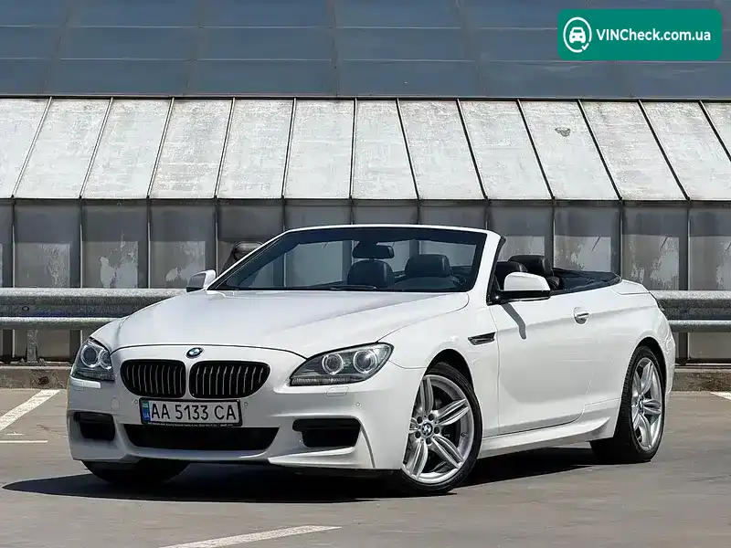 BMW 6 Series 2013, фото з оголошення 2 з 20, VIN WBALW7C54DDX58379