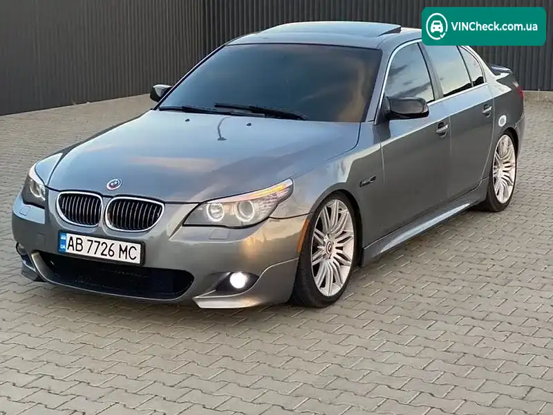 BMW 5 Series 2008, фото з оголошення 1 з 20, VIN WBANU53528C116449