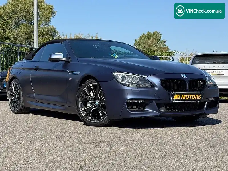 BMW 6 Series 2012, фото з оголошення 1 з 20, VIN WBALZ5C51CDX64702