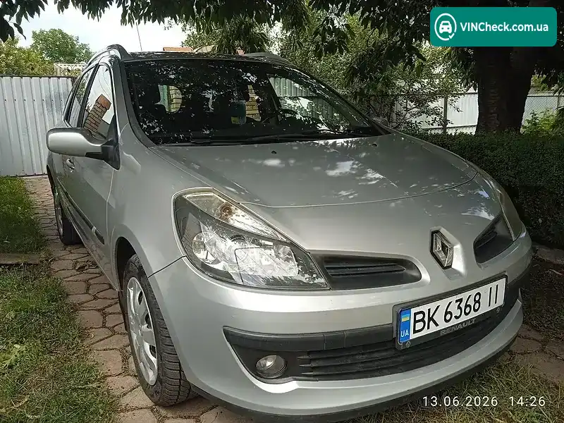 Renault Clio 2007, фото з оголошення 2 з 20, VIN VF1KR1P0H39035166