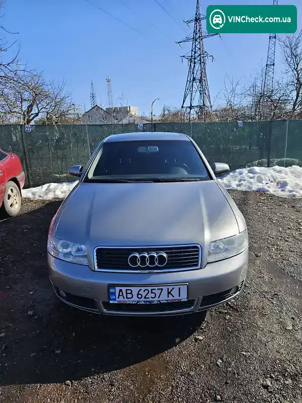 Audi A4 2003, фото з оголошення 1 з 14, VIN WAUZZZ8E14A168003