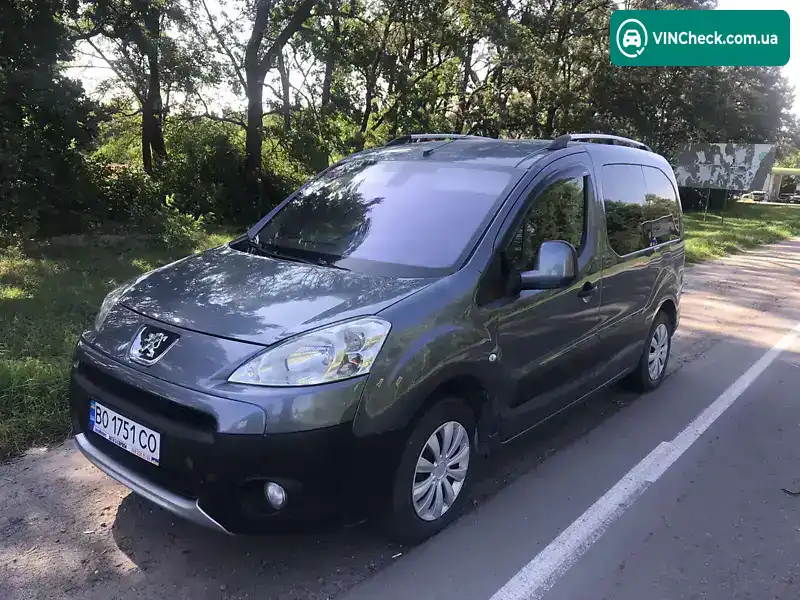 Peugeot Partner 2009, фото з оголошення 1 з 10, VIN VF37B9HXC68533151
