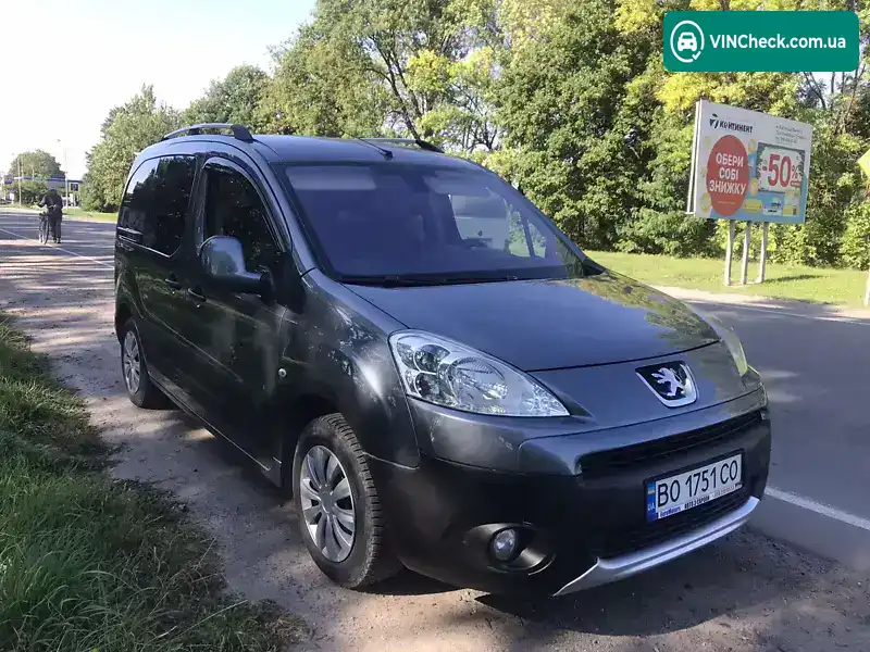 Peugeot Partner 2009, фото з оголошення 2 з 10, VIN VF37B9HXC68533151