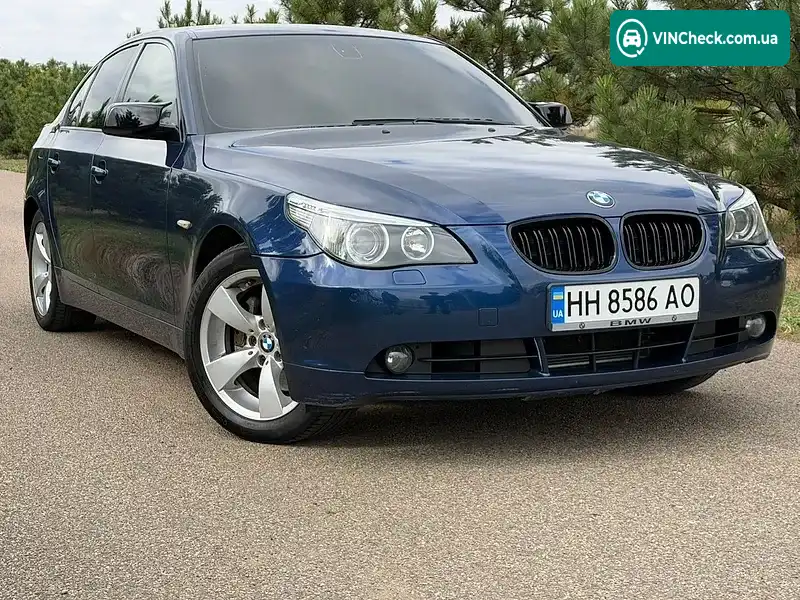 BMW 5 Series 2003, фото з оголошення 1 з 20, VIN WBANA71050B101093