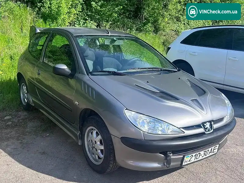 Peugeot 206 1999, фото з оголошення 1 з 19, VIN VF32CKFXF40513001