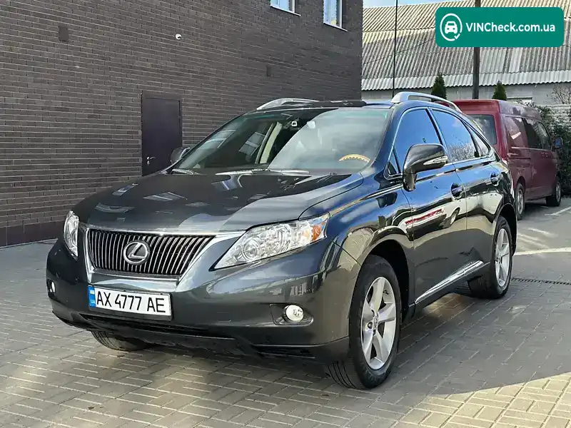 Lexus RX 2010, фото з оголошення 1 з 19, VIN 2T2BK1BA0BC086008