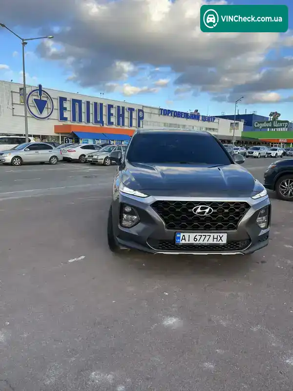 Hyundai Santa FE 2018, фото з оголошення 1 з 11, VIN KMHS281BBKU024003